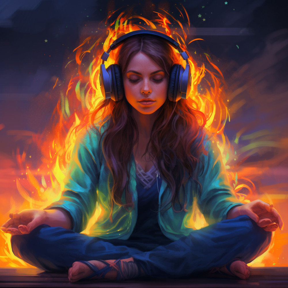 Elevated Symphony of Flames