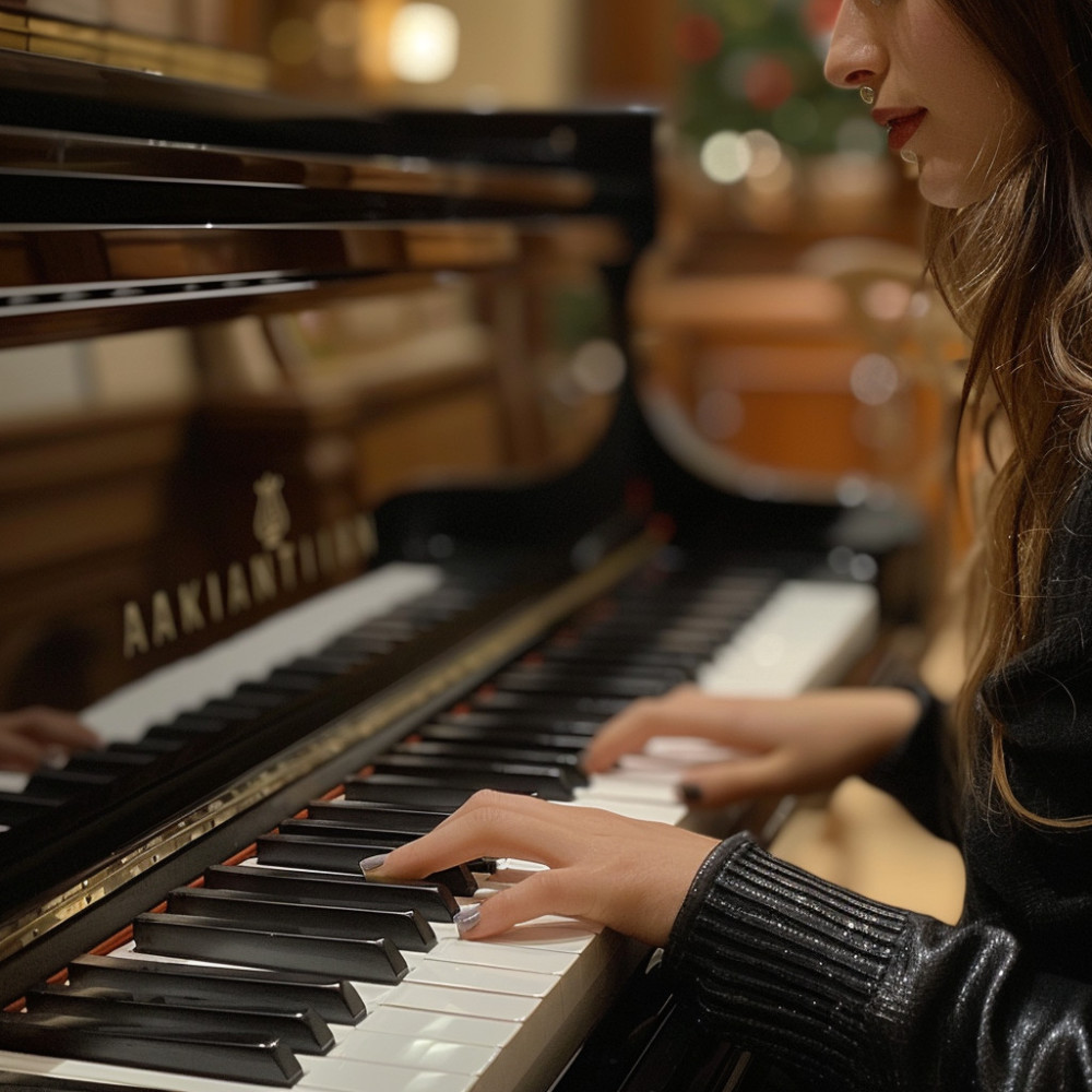 Música Del Piano En Ritmos Vibrantes