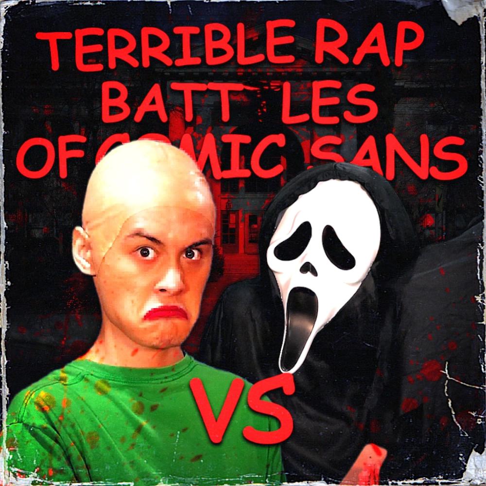Ghostface vs Baldi. Terrible Rap Battles of Comic Sans (Explicit)