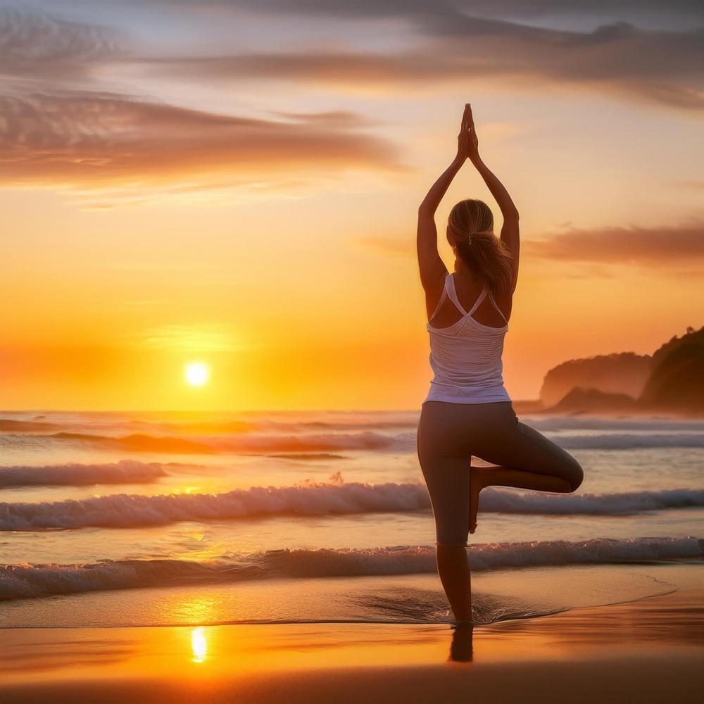 Estiramiento Nocturno De Yoga Tranquilo