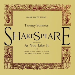 Album Twenty Sonnets - Shakespeare from Dame Edith Evans