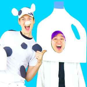 Listen to The Milk Song song with lyrics from Lankybox