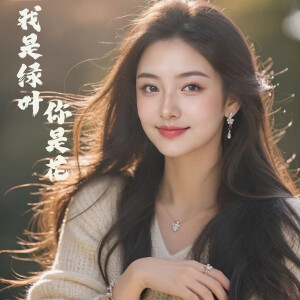 收听小梦洁的我是绿叶你是花 (伴奏)歌词歌曲