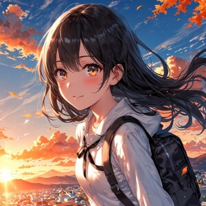 Listen to オレンジ色の放課後 song with lyrics from ろん