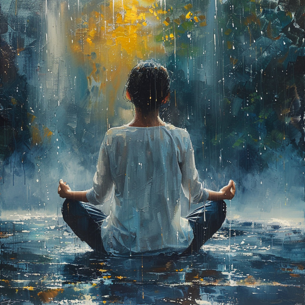 Serenidad De Yoga De La Mente Del Agua