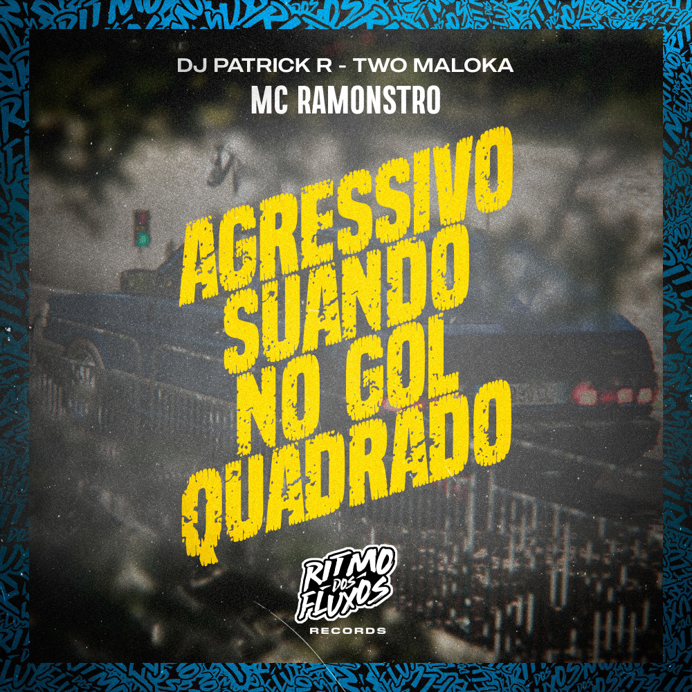 Agressivo Suando no Gol Quadrado