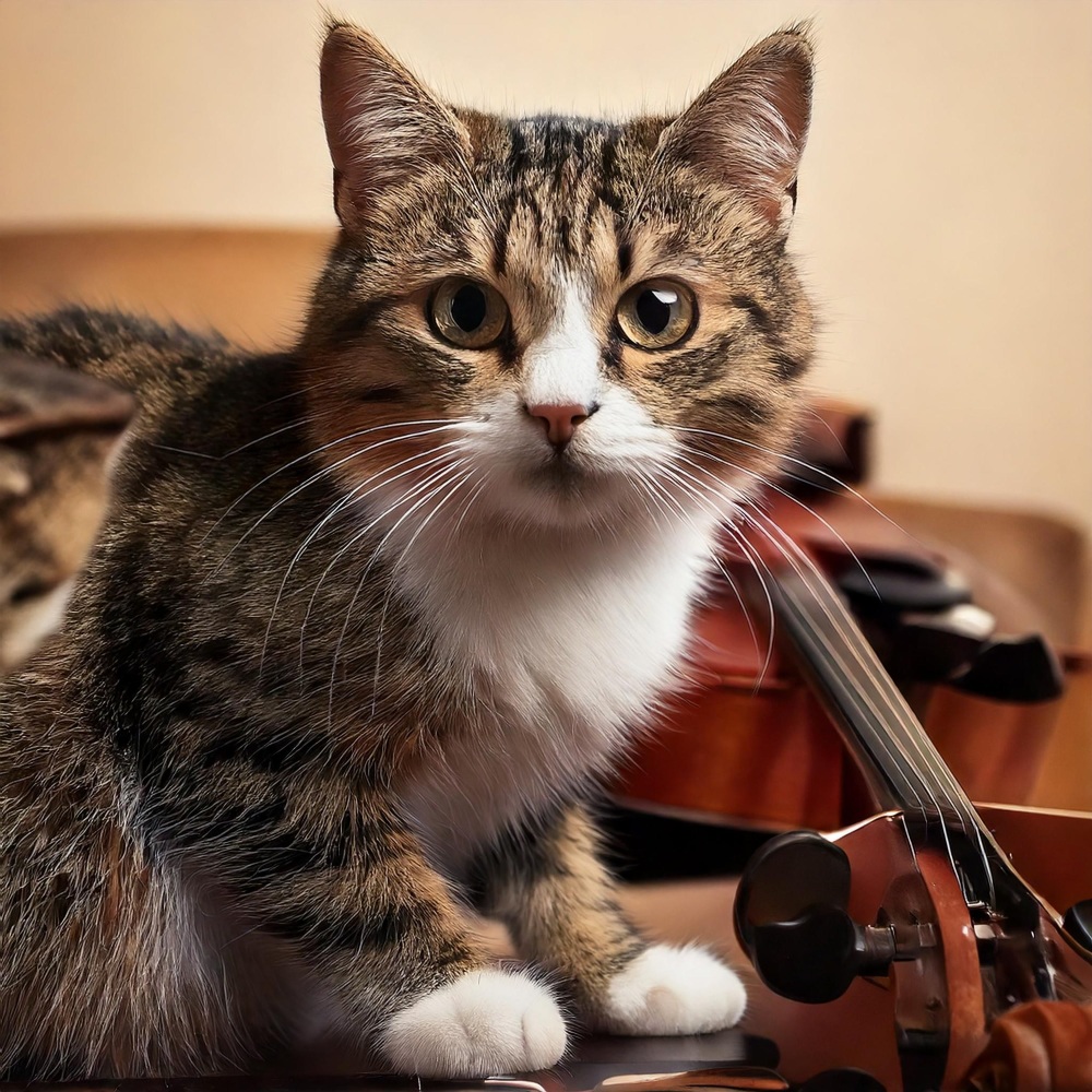 The Feline Musical Flow