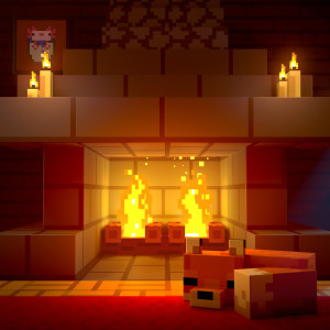 Dengarkan lagu Minecraft Soothing Scenes: Relaxing Fireplace nyanyian Samuel Åberg dengan lirik