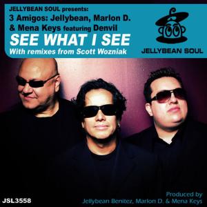 ดาวน์โหลดและฟังเพลง See What I See(Scott Wozniak Dub Mix) พร้อมเนื้อเพลงจาก 3 Amigos: Jellybean, Marlon D & Mena Keys featuring Stormz