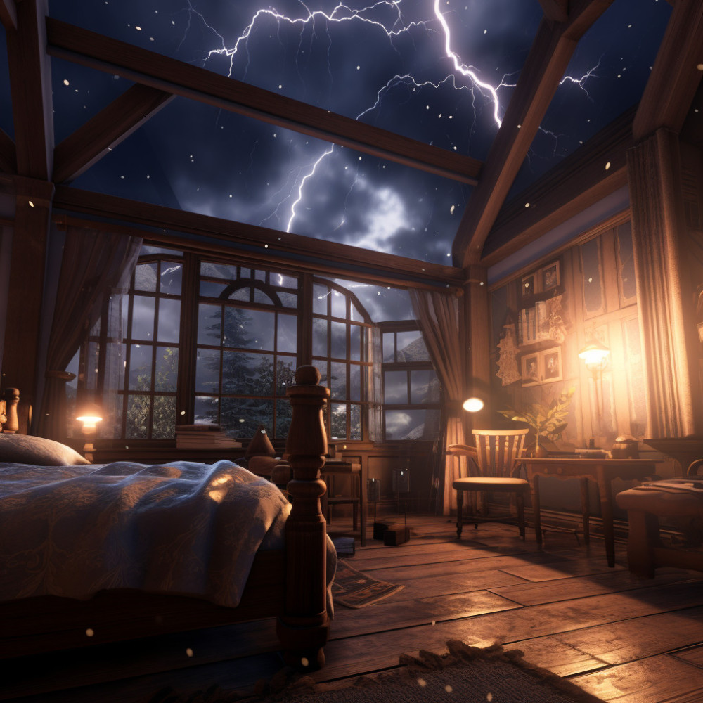 Night's Serene Thunder Lullaby