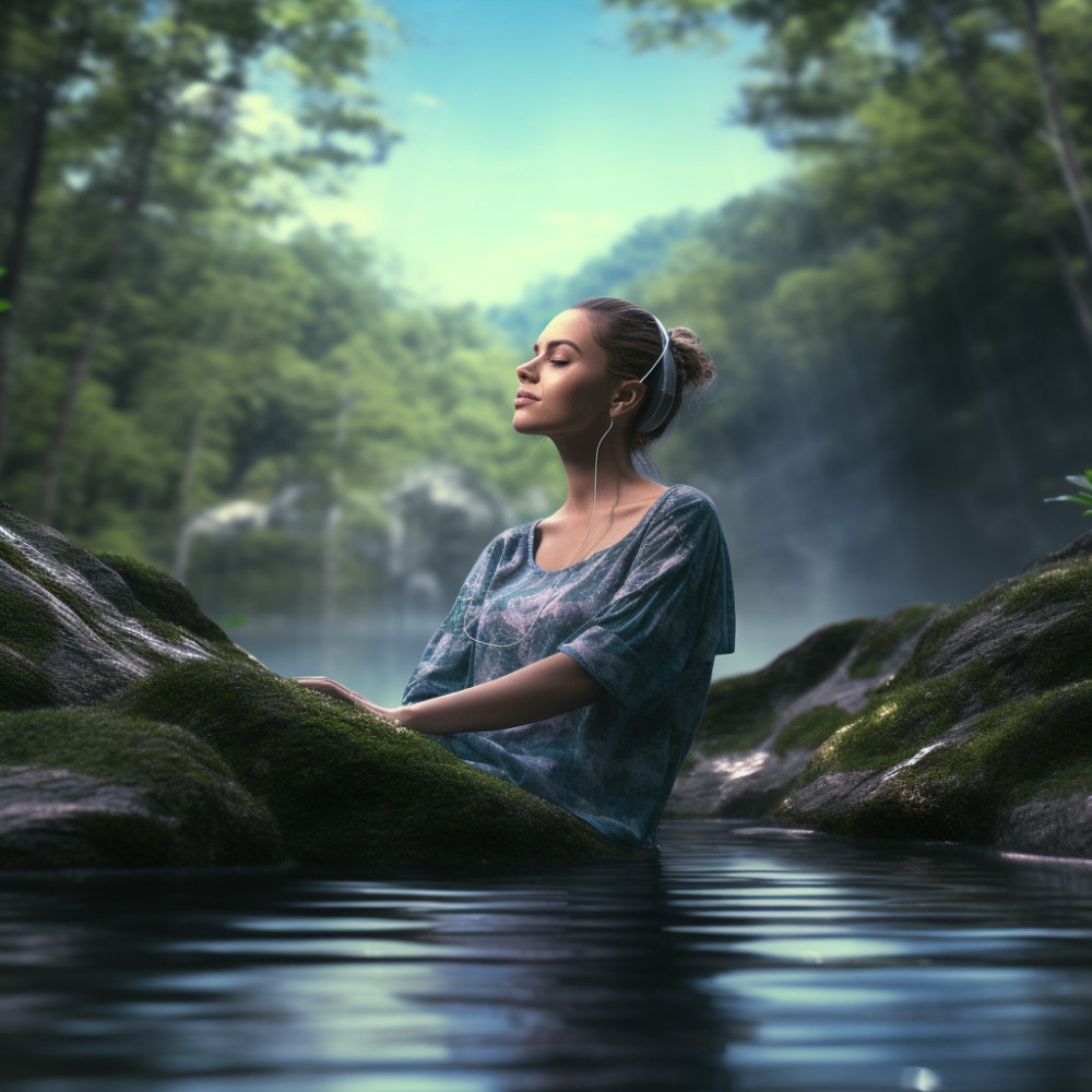 River Binaural Serenity Waves