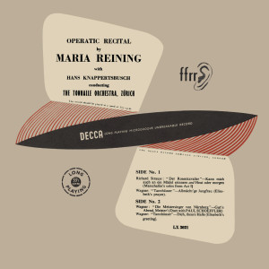 อัลบัม Wagner and Strauss Recital (Hans Knappertsbusch - The Opera Edition: Volume 9) ศิลปิน Maria Reining