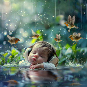 อัลบัม Binaural Baby Sleep: Nature’s Rain Lullaby - 92 88 Hz ศิลปิน Binaural State