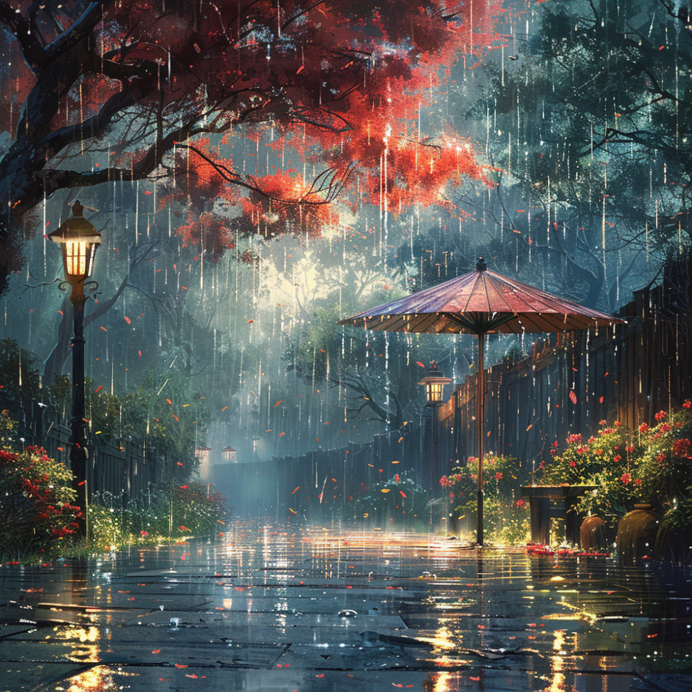 Lluvia Calmante Para La Práctica Meditativa