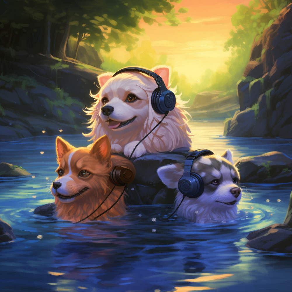Stream Murmur Soothing Pets