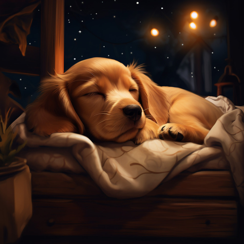 Susurros De Perro Suave: Comodidad De Piano Armónico