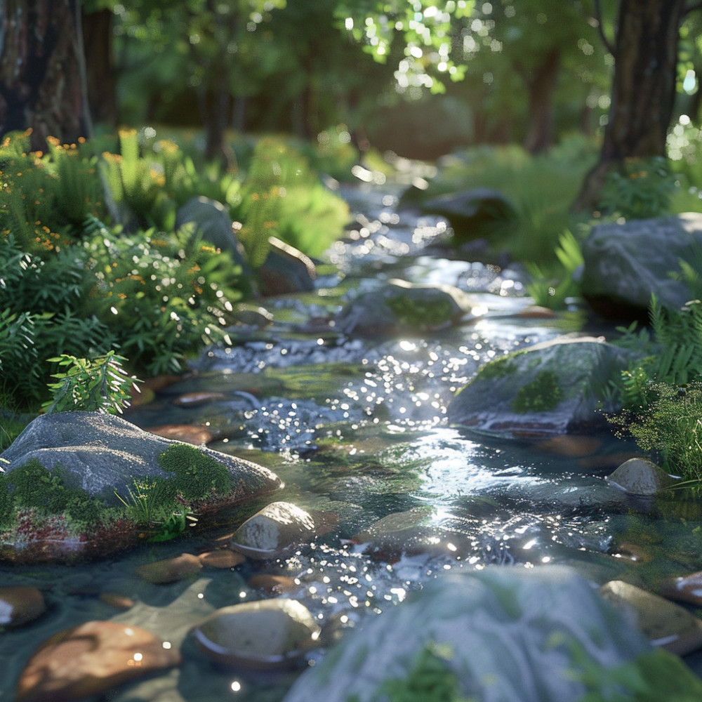 Mindful Breaths Along the Water's Path