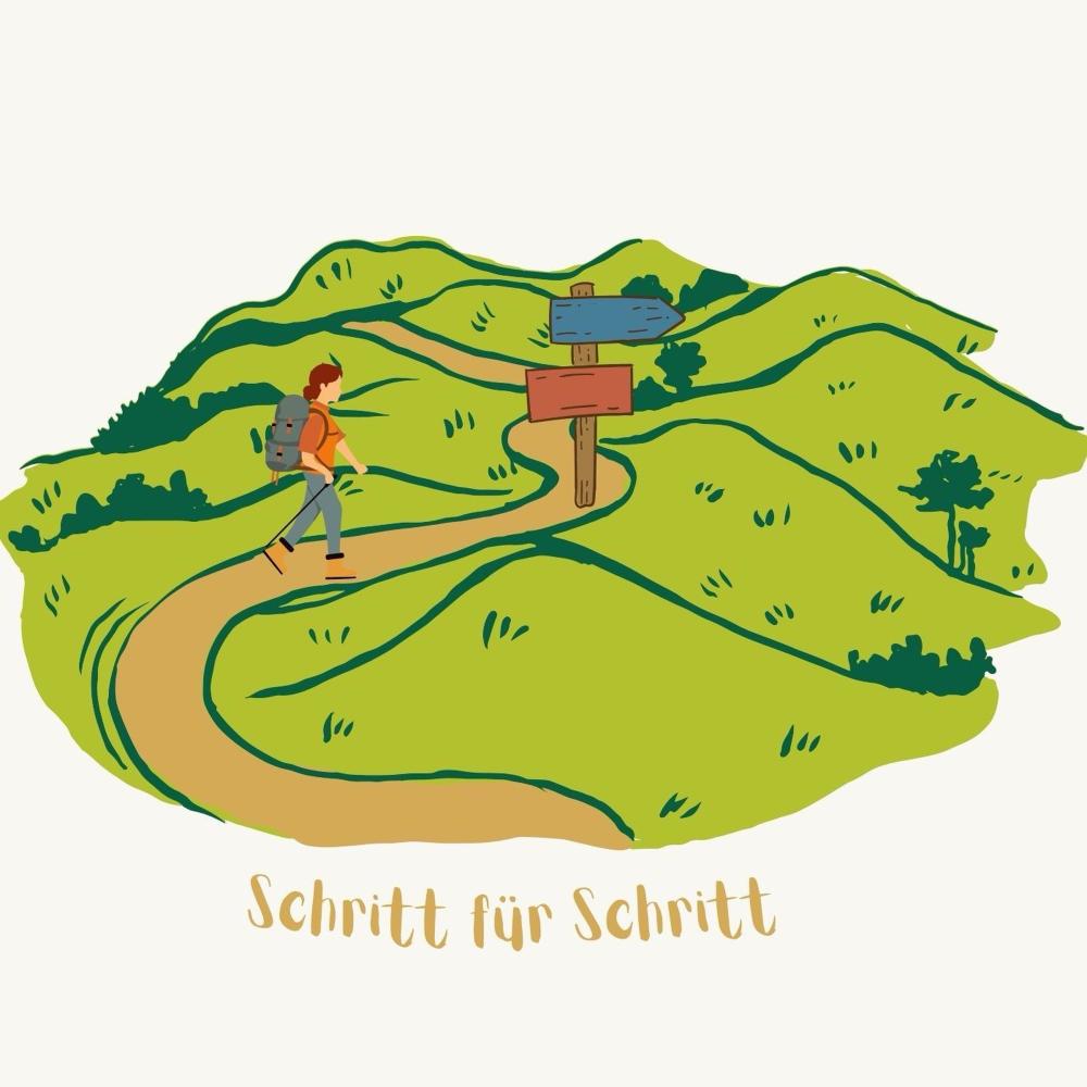Schritt für Schritt