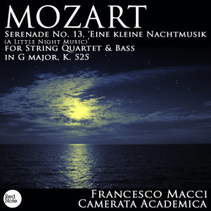 ดาวน์โหลดและฟังเพลง Serenade No. 13, 'Eine kleine Nachtmusik (A Little Night Music)' for String Quartet & Bass in G major, K. 525: II. Romance: Andante พร้อมเนื้อเพลงจาก Francesco Macci