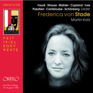 Frederica von Stade的專輯Lieder (Live)