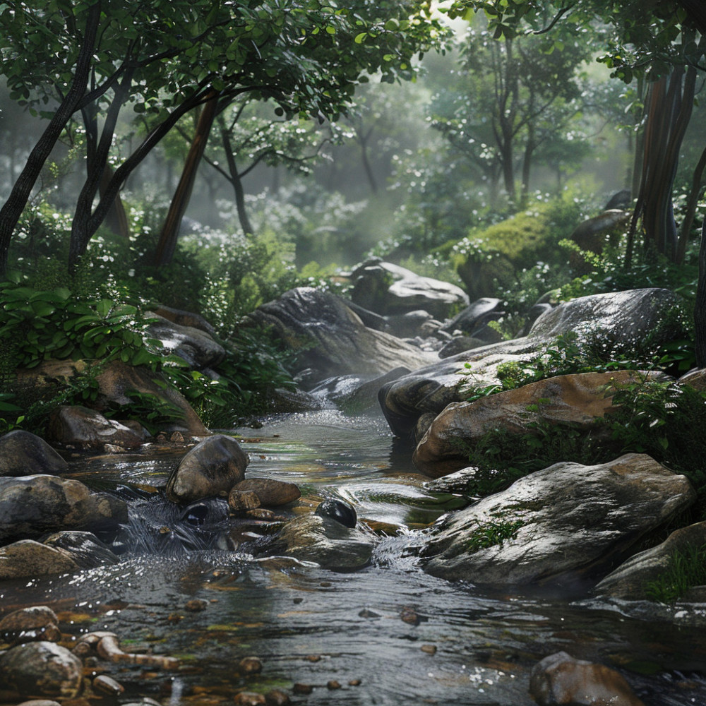 Serene River Vibes for Yoga Mindfulness