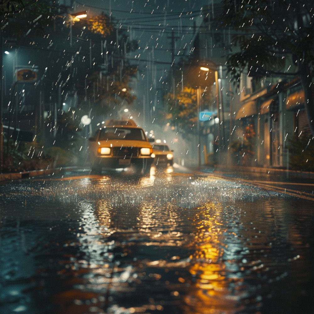 Concentration in the Rain's Steady Presence