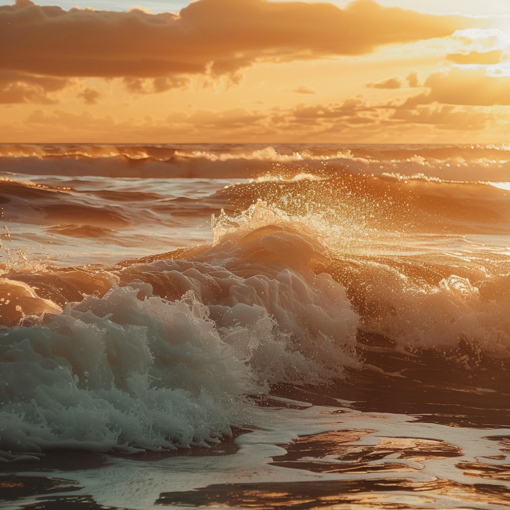 Relajación Oceánica Con Calma Y Eco