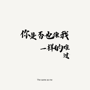 Listen to 你是否也像我一样的难过 song with lyrics from 张沐溪