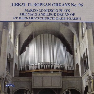 อัลบัม Great European Organs, Vol. 96 ศิลปิน Carl Orff