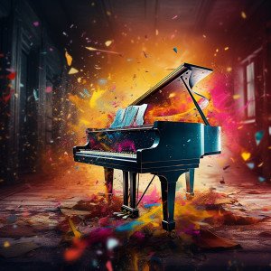 Piano Music Rhapsody: Vibrant Tones