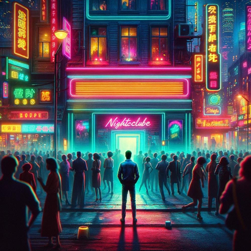 Alone in a nightclub