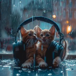 Calming Cat Music的專輯Feline Rain Melody: Soothing Sounds for Cats
