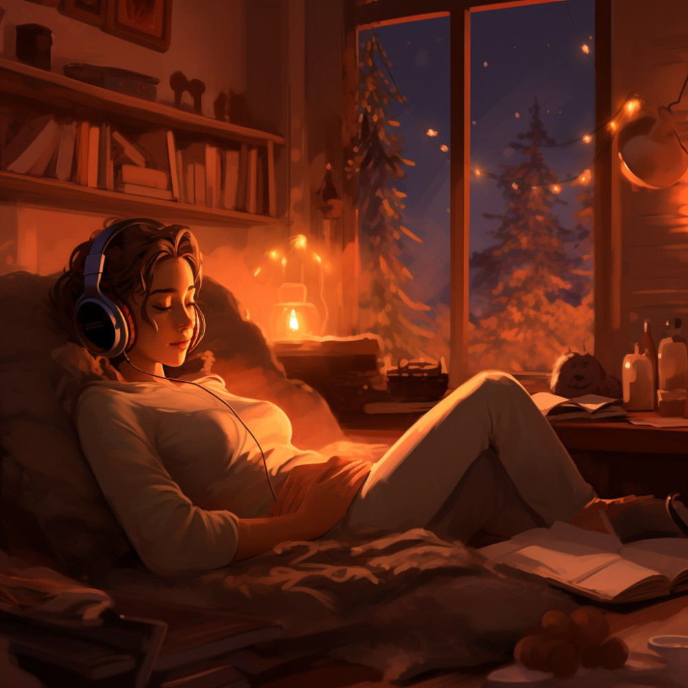 Fireside Night's Soothing Tones