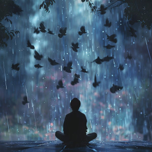 1 Hour Meditation的專輯Rain’s Melodic Meditation: Binaural Birds in Harmony - 80 88 Hz