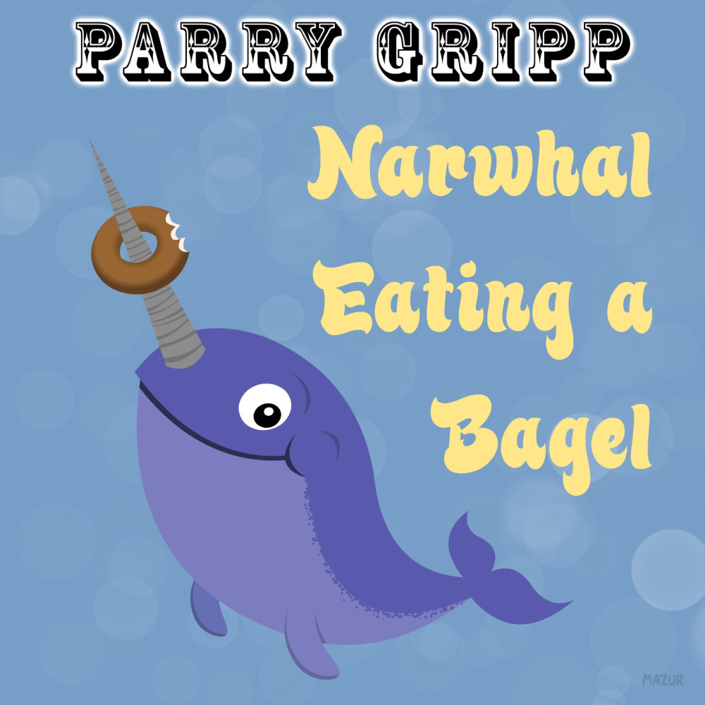 Narwhal Eating a Bagel