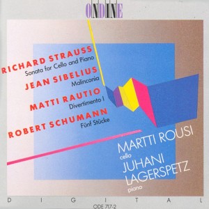 อัลบัม Strauss, R.: Cello Sonata in F Major / Sibelius, J.: Malinconia / Rautio, M.: Divertimento I / Schumann, R.: 5 Pieces in Folk Style ศิลปิน Martti Rousi