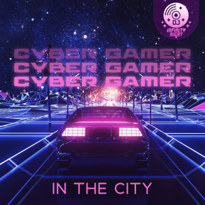Cyber Gamer in the City Nightlife (Futuristic Technological)