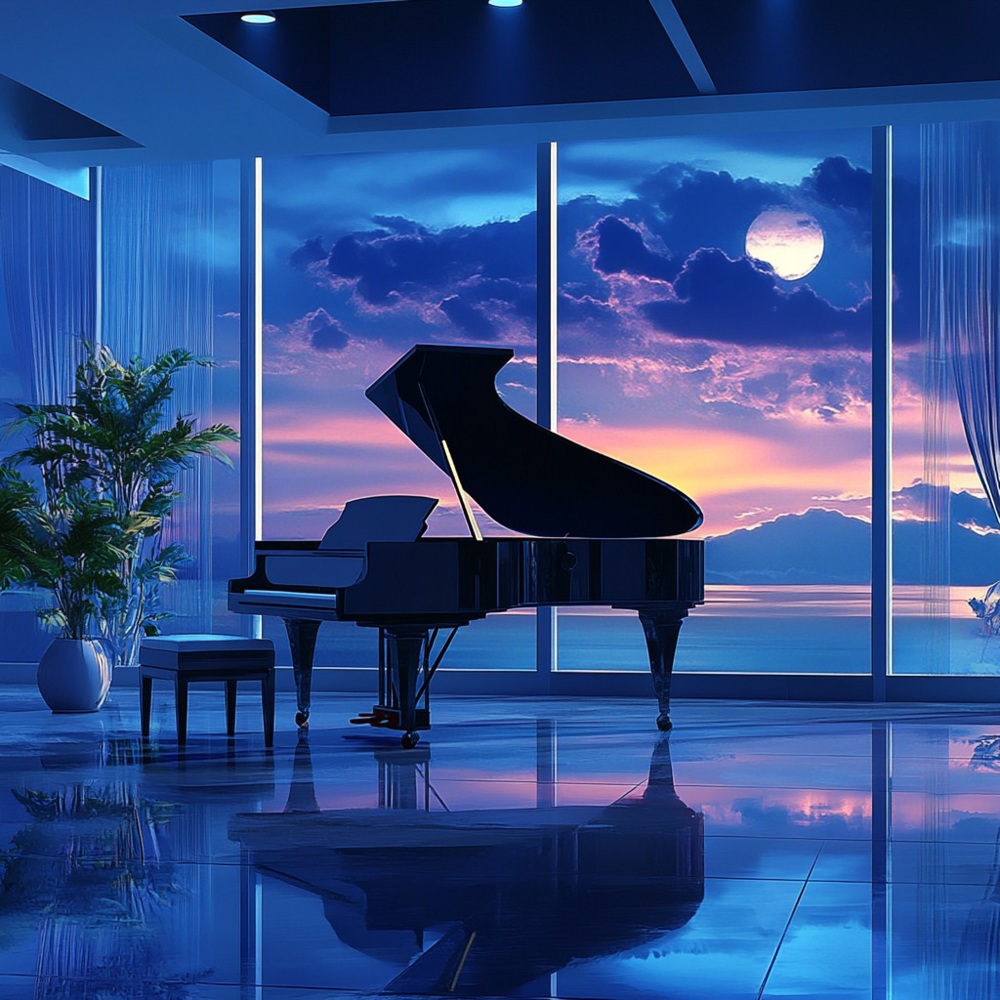 Calm Resonance Piano Waves