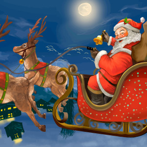 Holiday Jazz Ensemble的專輯Santa Is Coming Tonight On His Sleigh