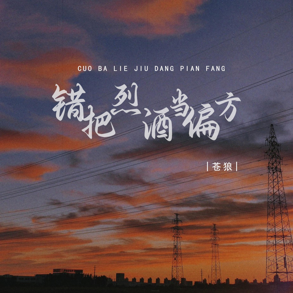 错把烈酒当偏方 (DJ版伴奏)