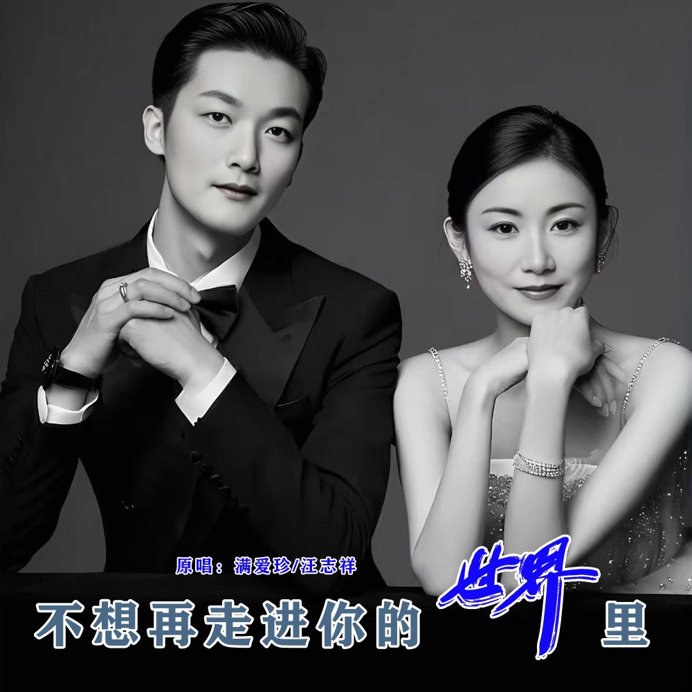 不想再走进你的世界里(对唱版) (伴奏)