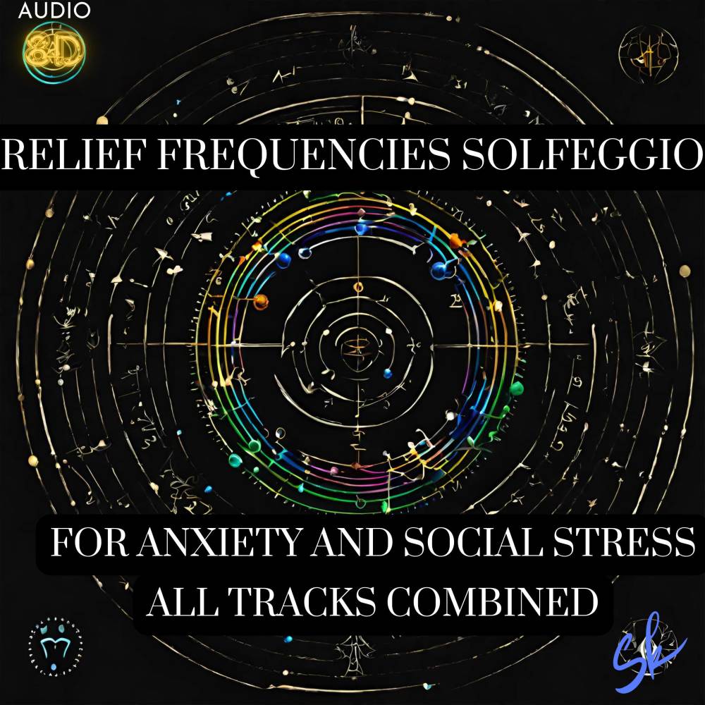 Curing Frequencies For Anxiety And Social All Tracks Combined For 8D Immersive Audio