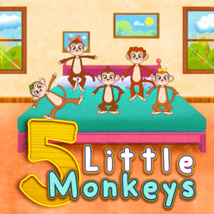 Listen to 5 Little Monkeys song with lyrics from Happy Tunes