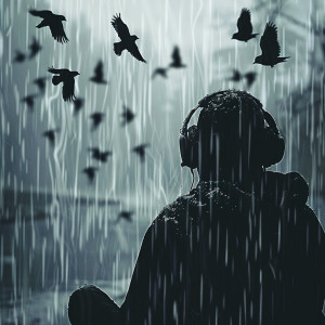 Heavy Rain Sounds的專輯Relaxing Rain: Binaural Birds in Nature’s Embrace - 80 88 Hz