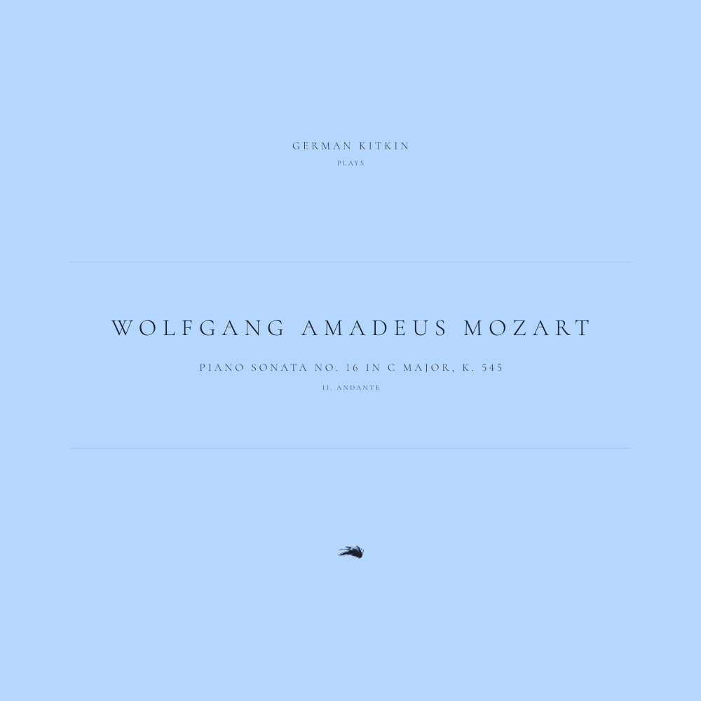 Piano Sonata No. 16 in C Major, K. 545 "Sonata facile": 2. Andante
