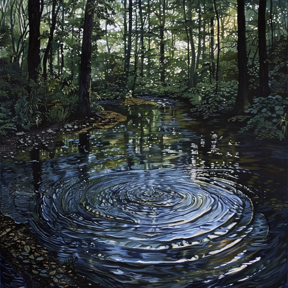 Water's Touch Brings Serene Peace