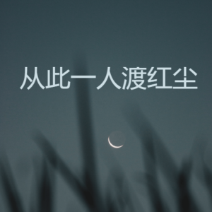 收听小雨吖的从此一人渡红尘-DJ版 (伴奏)歌词歌曲