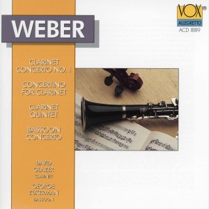George Zukerman的專輯Weber: Clarinet Concerto No. 1, Clarinet Concertino, Clarinet Quintet & Bassoon Concerto