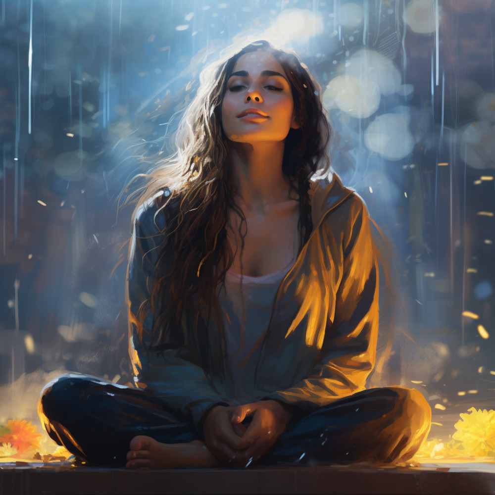 Meditation by the Downpour