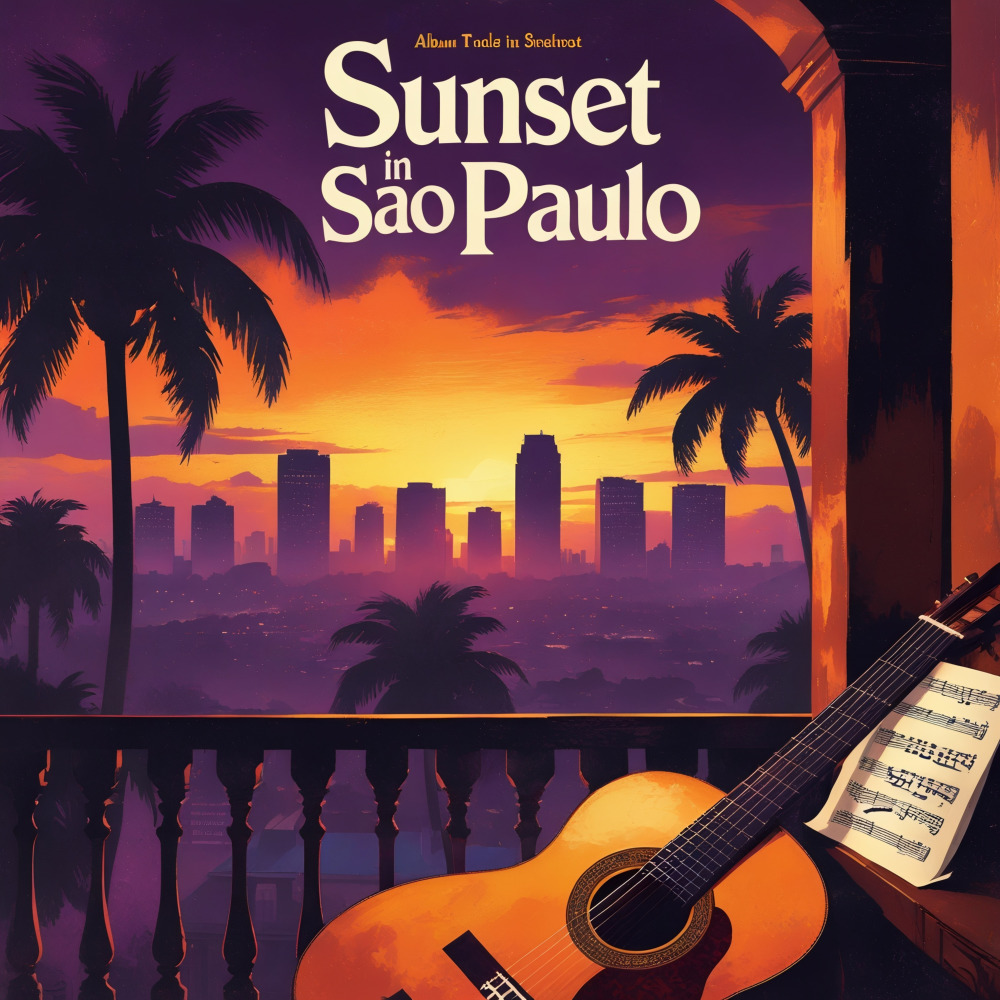 Sunset in Sao Paulo